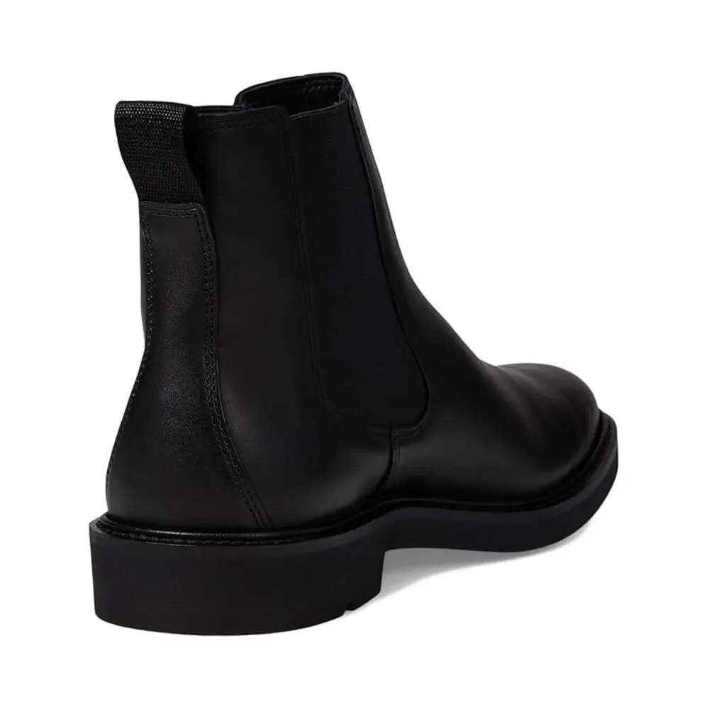 ECCO Mens Metropole London Chelsea Boots EU 46 US 12-12.5 Black Leather NWOB